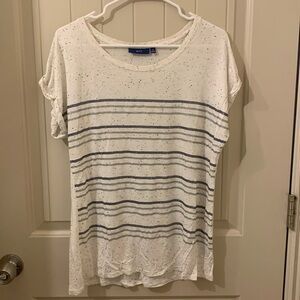 Apt.9 Glitter Striped Tee